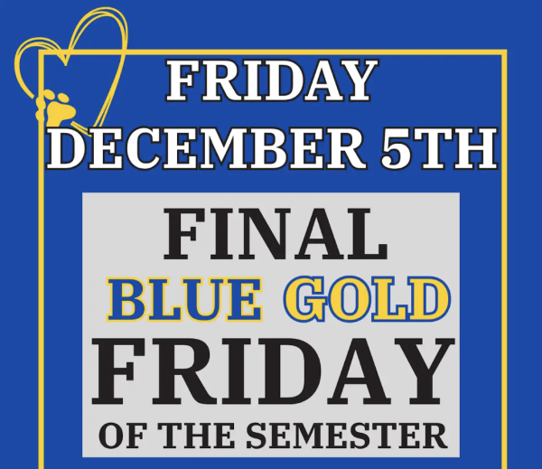 LAST BLUE & GOLD FRIDAY!